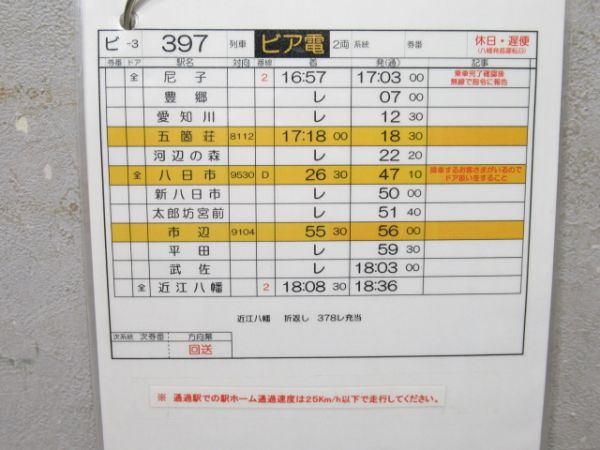 近江鉄道 ビア電 揃い