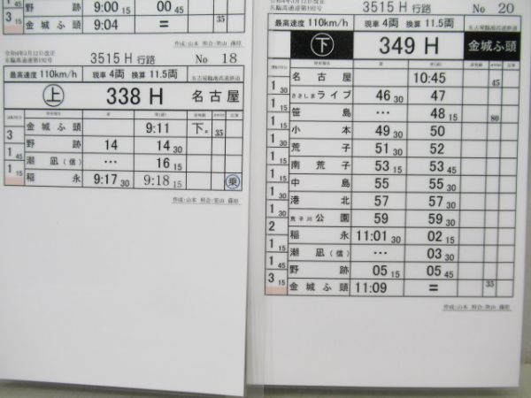 名古屋臨海高速鉄道　3515H行路揃い