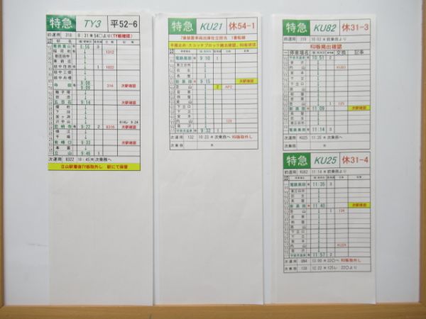 富山地方鉄道 バラ3枚組B (特急 入り)【B】