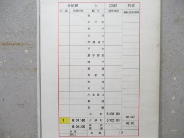 琴電 志度線(旧タイプ) 揃い と 長尾線
