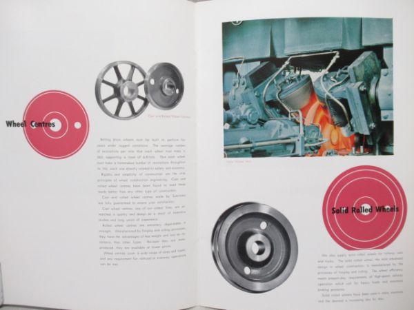住友金属 台車部品 案内パンフレット 2冊組 (英語・日本語)