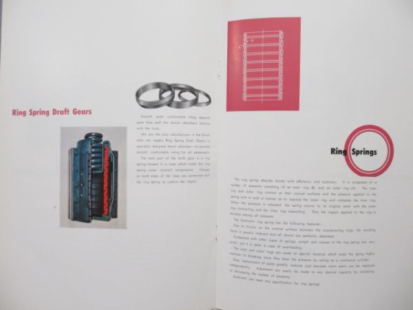 住友金属 台車部品 案内パンフレット 2冊組 (英語・日本語)