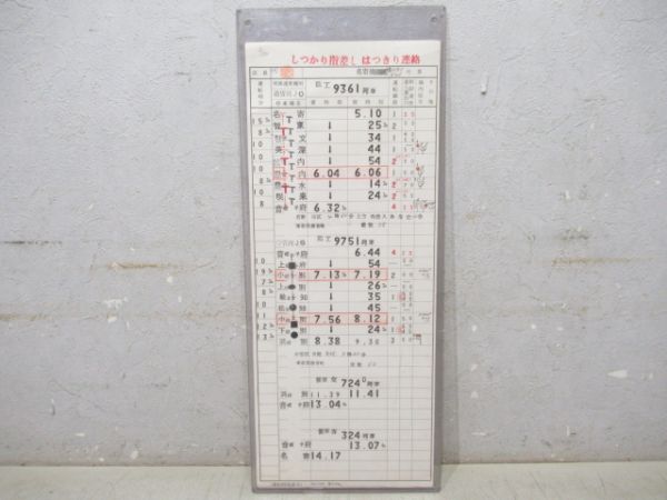 名寄機関区　臨工BC845仕業揃い「廃線 天北線」通票入り