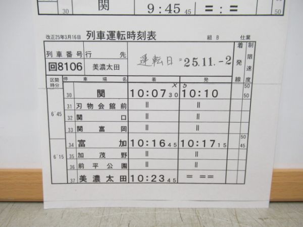 長良川鉄道揃い1仕業とバラ4枚