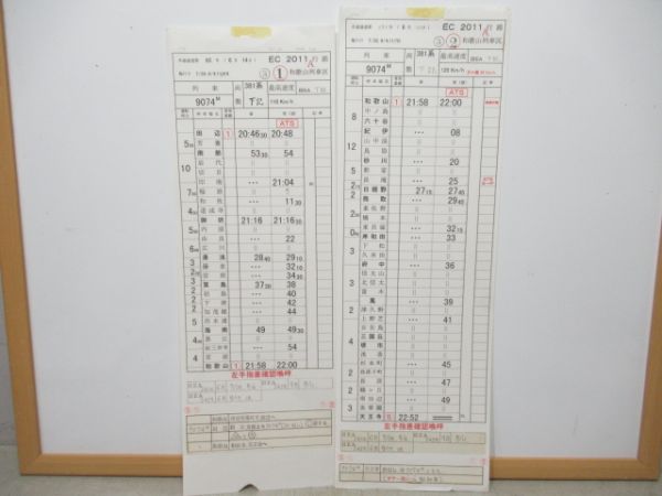 和歌山列車区　EC2011行路「381系 特急くろしお」