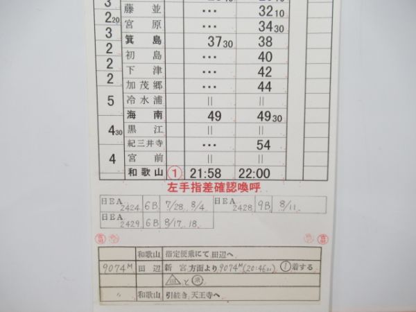 和歌山列車区　EC2011行路「381系 特急くろしお」