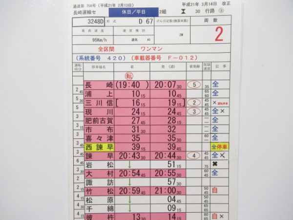 長崎運輸センター　30行路「快速シーサイドライナー」入り