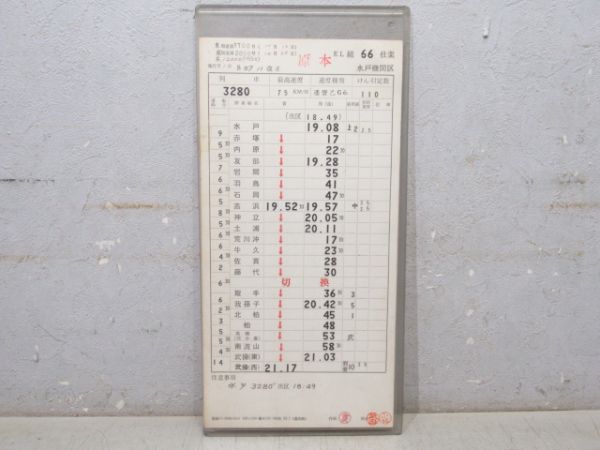 水戸機関区 EL 66仕業 (原本 付き)