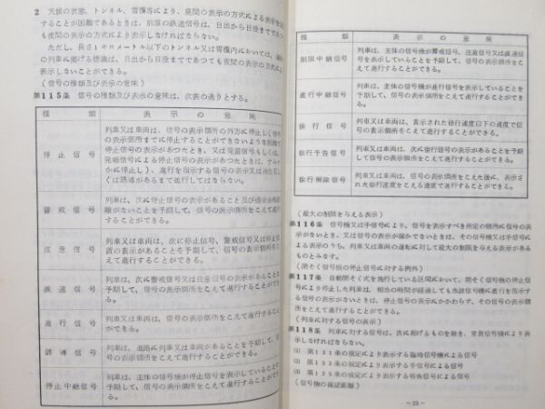 仙台鉄道管理局 運転関係達示類