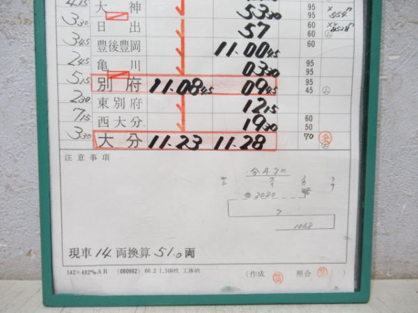 大分運転所　EL組B2仕業「寝台特急富士」　