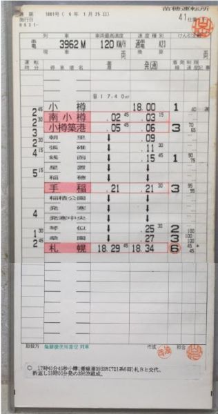 苗穂運転所 41仕業 揃い (快速 エアポート)