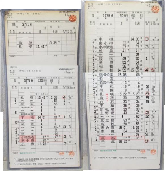苗穂運転所 函館・千歳線 46仕業 揃い