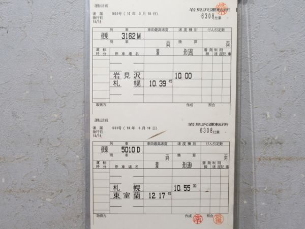 岩見沢運転所 6308仕業 揃い (フラノエクスプレス)