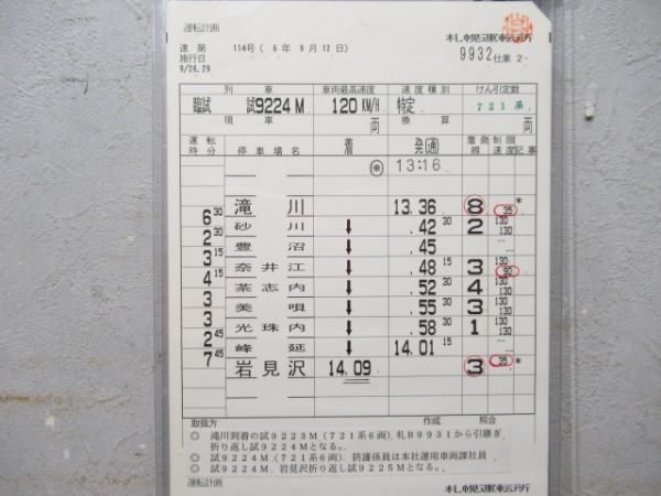 札幌運転所 9932仕業 揃い (721系)