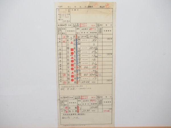 奈良運転所　臨DBC841仕業「奈良線DE10重連」通票入り