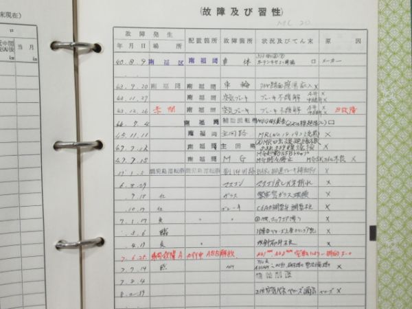 電車履歴簿「クモハ 475-20」