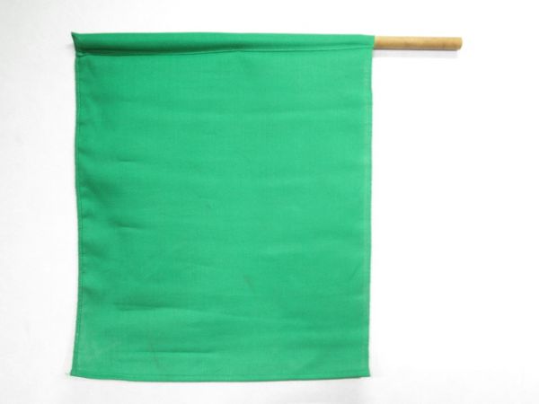 フライ(誘導旗) 赤・緑 2本組