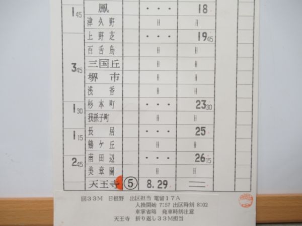 鳳電車区　休休36行路「381系特急くろしお」