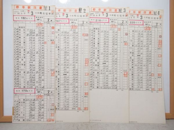 明石電車区　休第3仕業揃い