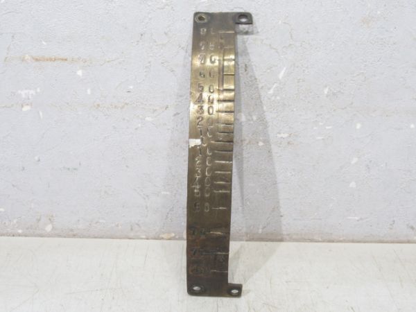 SL レギュレータ 目盛表示板