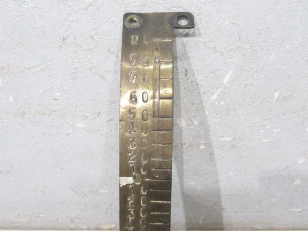 SL レギュレータ 目盛表示板