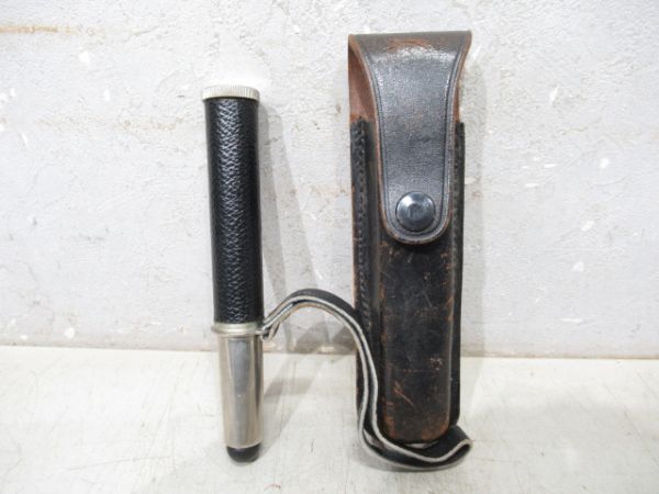 鉄道公安特殊警棒(革ケース付き)