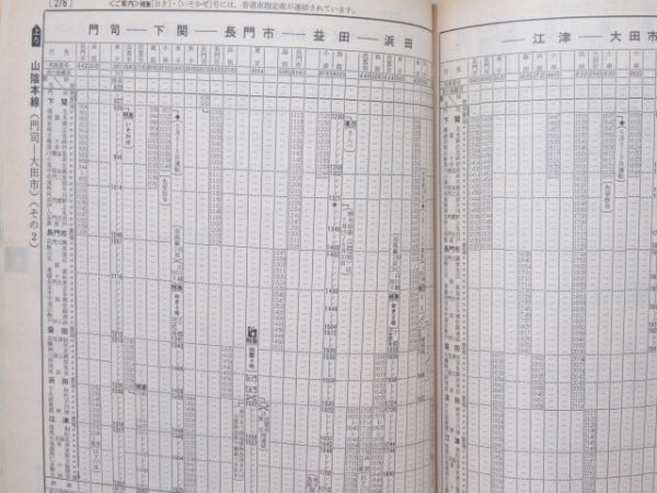 JR編集 時刻表 1987年5月号