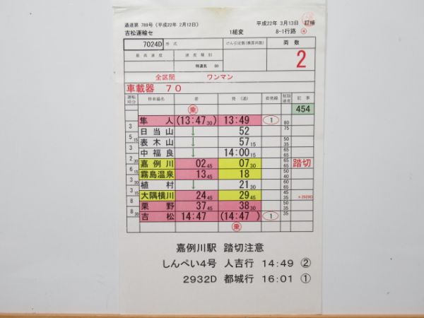 吉松運輸センター 8-1行路 揃い