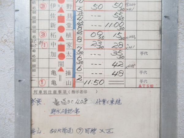 奈良区　臨BC第536仕業揃い「D51」通票入り