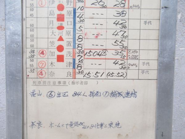 奈良区　臨BC第536仕業揃い「D51」通票入り
