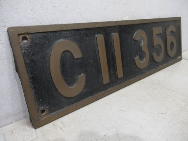 SLナンバープレート　C11 356