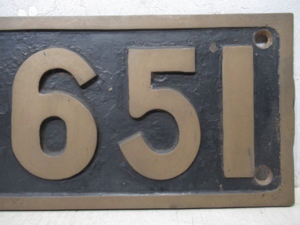 SLナンバープレート　49651