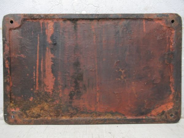 SL大型製造銘板　昭和十五年 川﨑車輌 NO.2317　