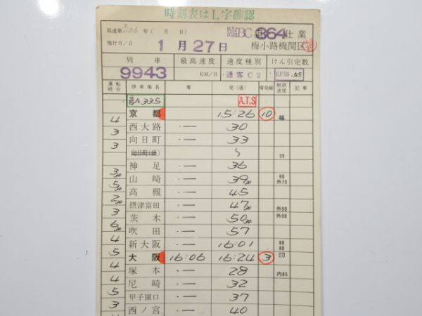 梅小路機関区 臨BC364仕業 揃い (臨客)