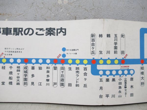 小田急車内用停車駅案内