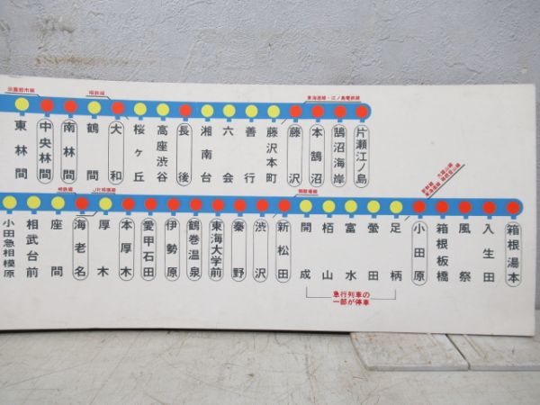 小田急車内用停車駅案内