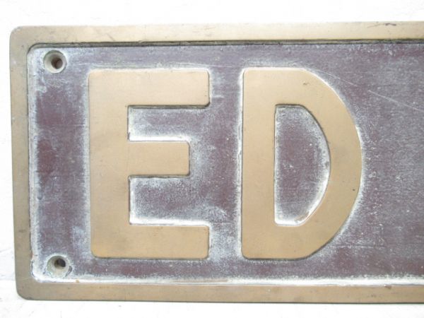 ナンバープレート「ED17 3」