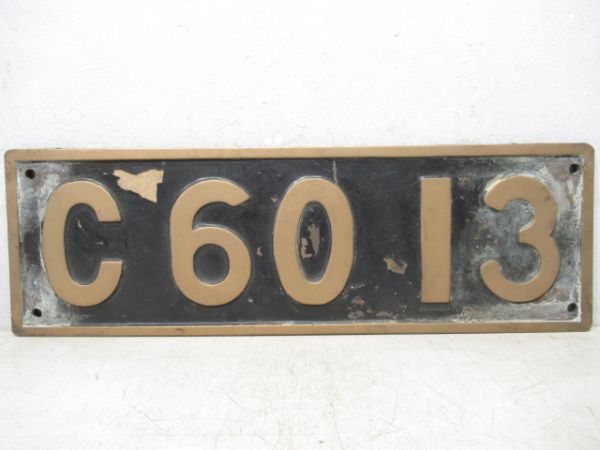 SLナンバープレート　C60 13