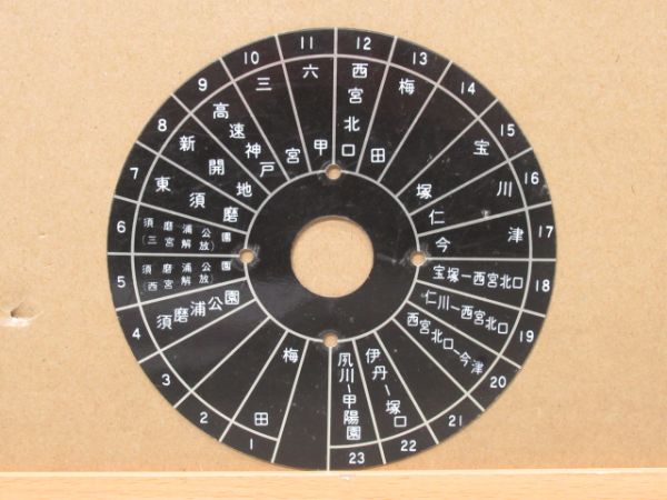 阪急神戸線 指令器用 駅名対照表