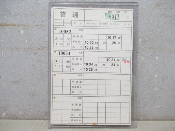 阪急甲陽線 スタフ