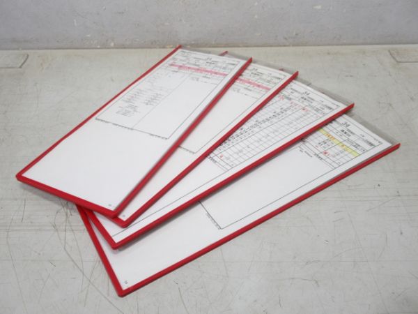 門司機関区 EL 34仕業 4枚組 揃い (彗星・なは・あかつき)