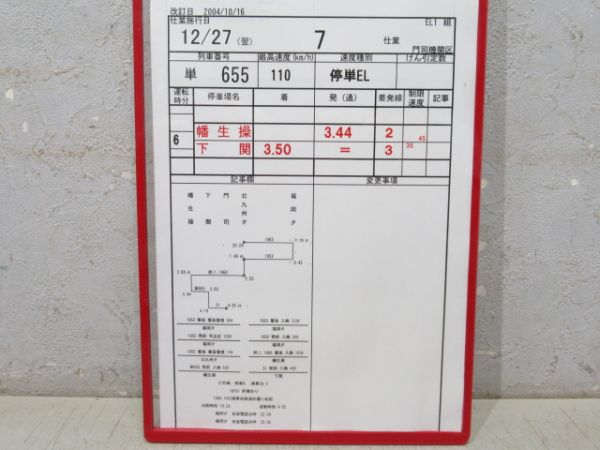 門司機関区 EL 7仕業 2枚組 揃い (なは・あかつき)
