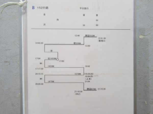 あいの風とやま鉄道 B152行路 揃い