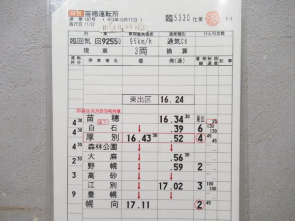 苗穂運転所 臨5330仕業