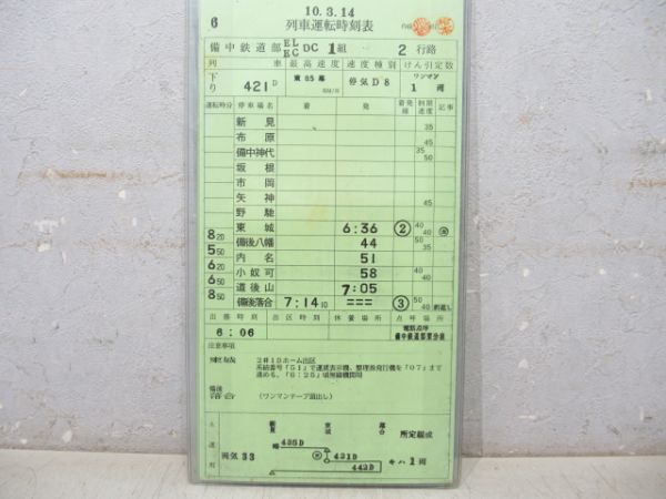 備中鉄道部 EL/EC/DC 2行路