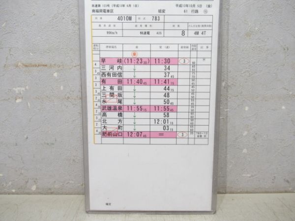 南福岡電車区 変61行路 (ハウステンボス・みどり・かもめ)