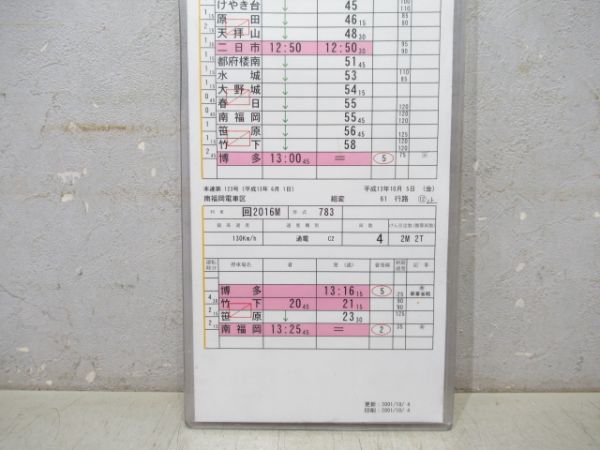 南福岡電車区 変61行路 (ハウステンボス・みどり・かもめ)