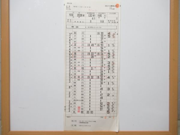 旭川運転所 33仕業 (特急 ライラック)