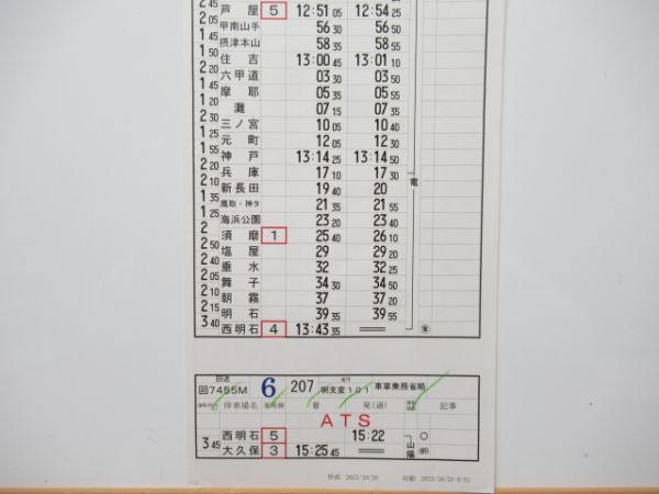 明石電車区 変9行路 (和田岬線)