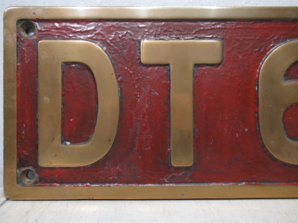 SLナンバープレート　DT604